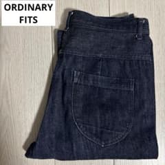 ORDINARY FITSデニムランチパンツインディゴ染めサイドジップ日本製 