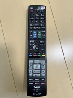 SHARP  AQUOS ブルーレイ　純正リモコン　GB066PAのサムネイル