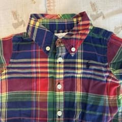 【美品】Ralph Lauren ロンパース 70cm チェック柄のサムネイル