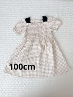 【美品】tete a tete 半袖 ワンピース 100cmのサムネイル