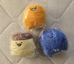 문구와 함께 봉제인형 마스코트 2입니다 3종 세트