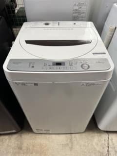 名古屋市内無料配送79☆シャープ 2019年製ES-GE4C-T 洗濯機 - メルカリ