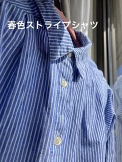 春色ストライプシャツのサムネイル