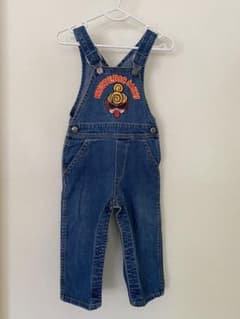 【アレクシス様専用】ヒスミニ　オーバーオール　サロペット　80cm 男女兼用のサムネイル