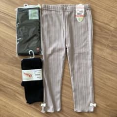 新品　レギンス　３点セット　100のサムネイル