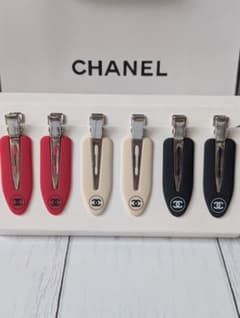 新品/正規品 CHANEL/シャネル ヘアクリップ/ヘアピン 6本 ノベルティ
