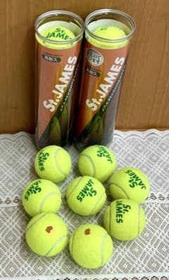 5月10日開封2缶◇St.JAMES 硬式テニスボール 合計16個セット - メルカリ