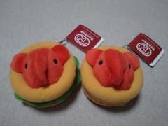 【新品タグ付き】ドムドムハンバーガー　ハンバーガーになりきりぬいぐるみ