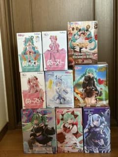 初音ミク フィギュア 9点セット まとめ売りのサムネイル