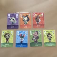 매달린 도부츠의 숲 amiibo 카드 제3탄 7장 세트