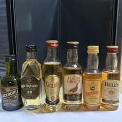 古酒 お酒 海外ウイスキー スコッチウイスキー 6本セット50ml（5cl