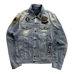 DIESEL クラッシュ ヴィンテージ加工 ワッペン Gジャン デニム