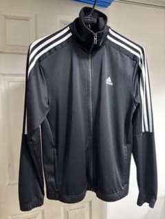 【adidas】トラックジャケット ジャージ Lサイズ ブラック BK4087のサムネイル