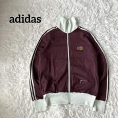 00s adidas トラックジャケット L ボルドー ワールドマーク 復刻