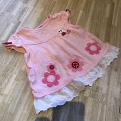 ミキハウス Tシャツ カットソー ピンク 80のサムネイル