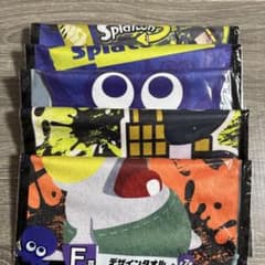 Splatoon 3 F상 디자인 타월 5장 세트