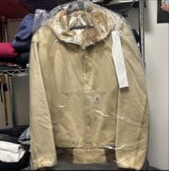 Carhartt フード付きジャケット ベージュ　　 80s希少USA製のサムネイル