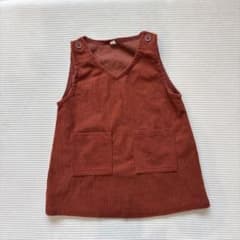 【美品】90㎝　ジャンパースカート ワンピースのサムネイル