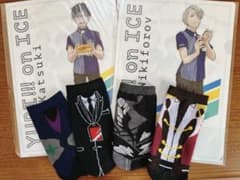 ユーリ!!!onICE ペットボトルカバーとクリアファイルセットヴィクトル　勇利のサムネイル