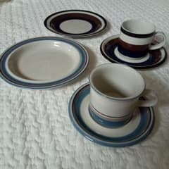 アラビア ヴィンテージ カップ・ソーサー・プレートセット 北欧食器