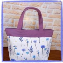 ハンドメイド】夜明けのお花畑をイメージした爽やかな花柄のデザインの