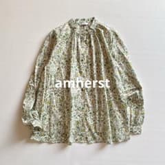 amherst アムハスト　リバティ 長袖　ブラウス　ゆったり　M 日本製 amherst アムハスト リバティ 長袖 ブラウス ゆったり M 日本製 - メルカリ