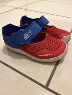 new balance ニューバランスIO208 赤青 サンダル 16cmのサムネイル