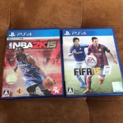 PS4 ソフトまとめ買い　FIFA15 NBA2K15のサムネイル