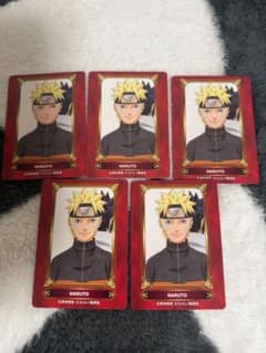 NARUTO　うずまきナルト　ジャンプフェアinアニメイト　特典　カード5枚のサムネイル