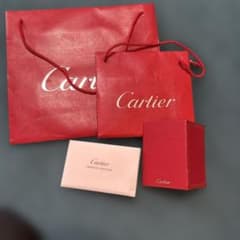 Cartier ショップ袋 2枚セット 箱・証明書付き - メルカリ