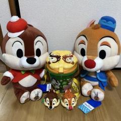 ディズニー チップとデール ぬいぐるみ ポップコーンバケット他5