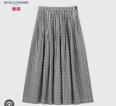 新品タグ付き UNIQLO コットンツイルギャザースカート 58のサムネイル