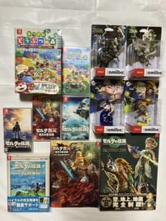 Nintendo Switch ソフト amiibo まとめ売り Nintendo Switch ゼルダ あつ森 ソフト 攻略本 amiibo - メルカリ