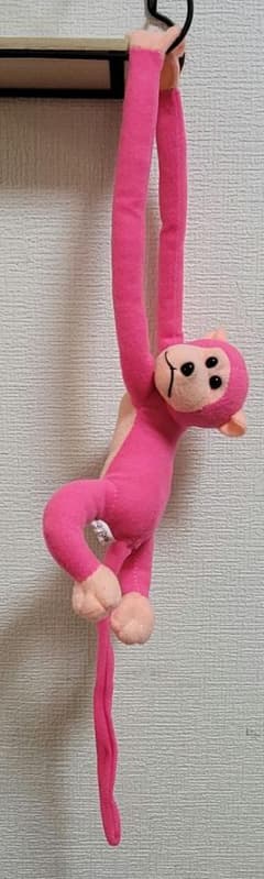Thumbnail of 京都 お土産 ピンク 猿 さる ぬいぐるみ マスコット　最終出品