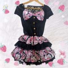 d.i.aホルターネック リボンワンピース　フリルMARS系　ギャル姫リズリサ d.i.aホルターネック リボンワンピース フリルMARS系 ギャル姫リズリサ