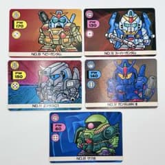 SDガンダム カードセット BANPRESTO 1989