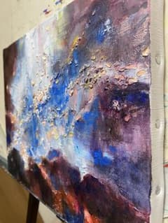 原画・油絵・一点物】花片の地層（仮題）／抽象画 F3サイズ - メルカリ