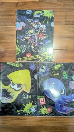 Splatoon Clear File Set (3 pieces)