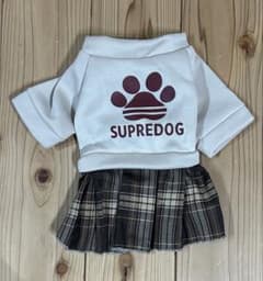 犬服 チェック柄スカートのサムネイル