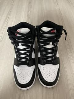 NIKE WMNS DUNK HIGH WHITE/BLACKのサムネイル