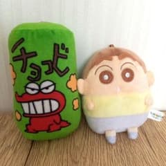 크레용 신짱 봉제인형 키홀더 신짱 초코비
