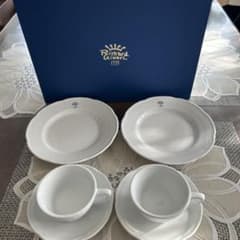 未使用品】リチャードジノリ ボンジョルノ ブルーロゴ トリオ ペア