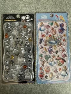 【正規品】プチドロップステッカー　ディズニー　アリス　ナイトメア　2枚セットのサムネイル