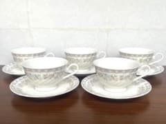 【美品】NIKKO HANBAI JAPAN ティーカップ　5客　ヴィンテージのサムネイル