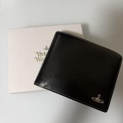 ね*ン様 Vivienne Westwood 二つ折り財布 黒のサムネイル