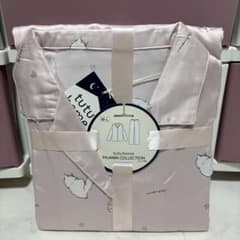 tutu home パジャマ 猫柄 ピンク M-L 新品のサムネイル