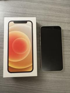 Apple iPhone 12mini ホワイト 本体 +箱+ケーブルのサムネイル