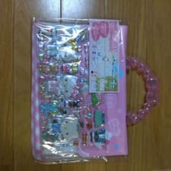 ハローキティ シールセット ハンドル付きのサムネイル