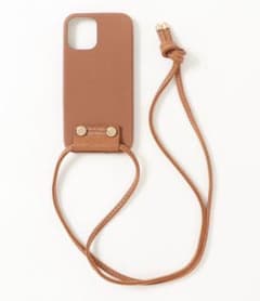 iPhone 12mini ケース　レザーライク　ショルダー　紐のサムネイル