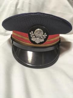 営団地下鉄　駅長制帽（５７ｃｍぐらい） 営団地下鉄 駅長制帽（57cmぐらい） - メルカリ